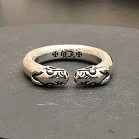 Chrome Hearts 크롬하츠 더블 독링 반지
