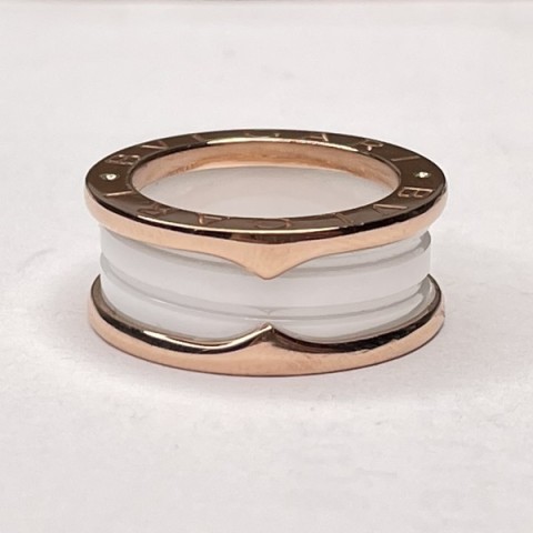 BVLGARI 불가리 비제로원 2밴드 세라믹 반지