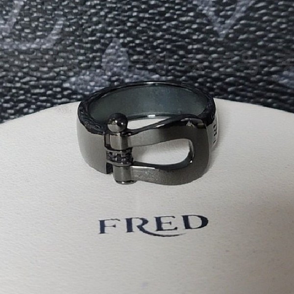 FRED 프레드 포스텐 반지 L사이즈(블랙에디션)