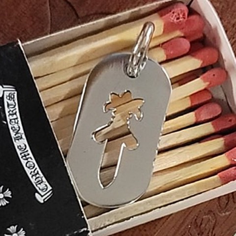 Chrome Hearts 크롬하츠 컷아웃 대거 독텍 팬던트