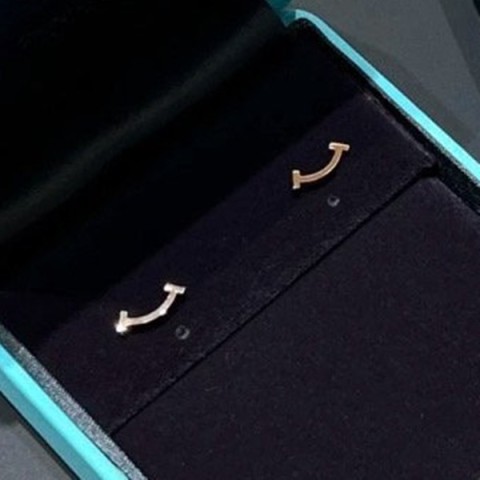 TIFFANY&Co 티파니앤코 스마일 귀걸이 S사이즈
