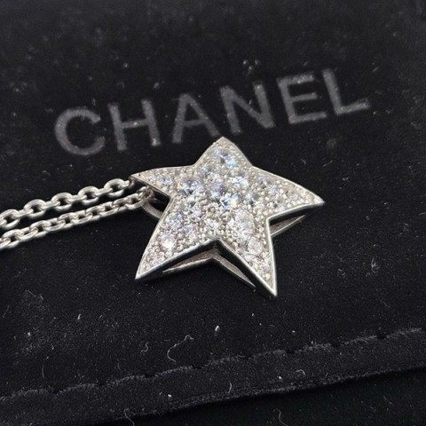 CHANEL 샤넬 코메트 제오드 스타 목걸이 M사이즈