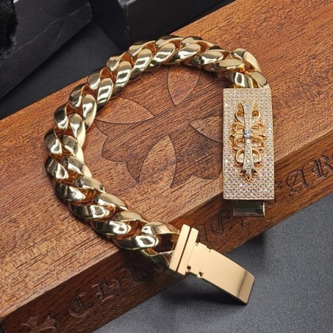 Chrome Hearts 크롬하츠 플로랄 클래식 클립 팔찌 (헤드쥬얼리버전)