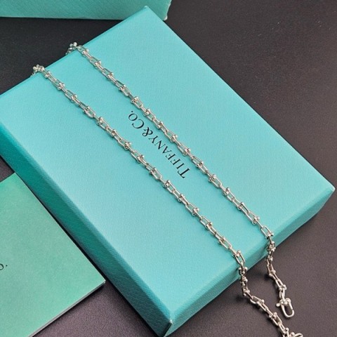 TIFFANY&Co 티파니앤코 마이크로 하드웨어 링크 목걸이