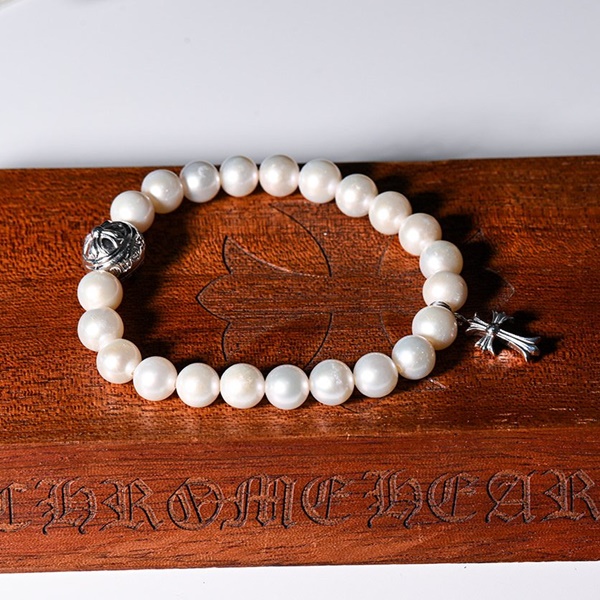 Chrome Hearts X Mikimoto 크롬하츠 X 미키모토 담수진주 비즈 팔찌