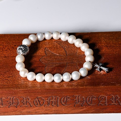 Chrome Hearts X Mikimoto 크롬하츠 X 미키모토 담수진주 비즈 팔찌